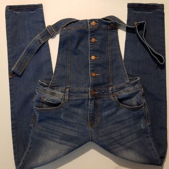 Tinseltown Denim - 🔥Tinseltown Button Front Denim Overalls🔥